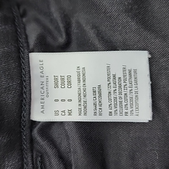 American Eagle Womens The Dream Jean Hi-Rise Jegging Black Denim Size 0 Short - Picture 6 of 15